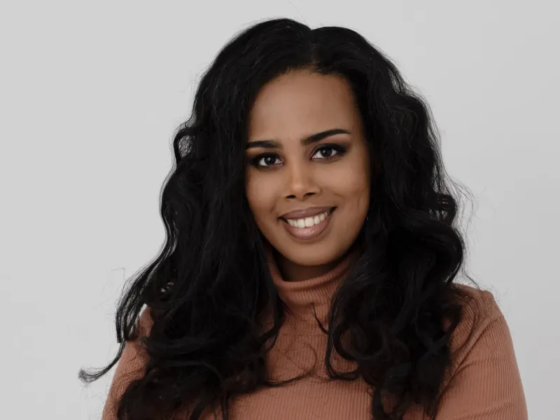 Headshot of Meseret Haileyesus for 2023 Forbes story