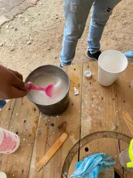 Proceso de creación del gel.